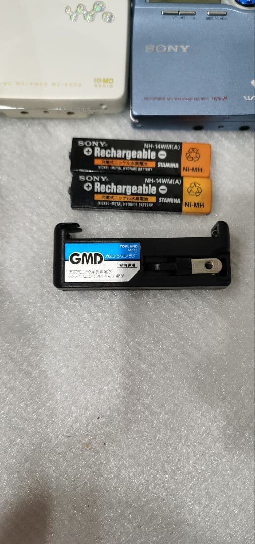 SONY MD WALKMAN MZ-R910 ブルー MZ-EH50 ホワイト