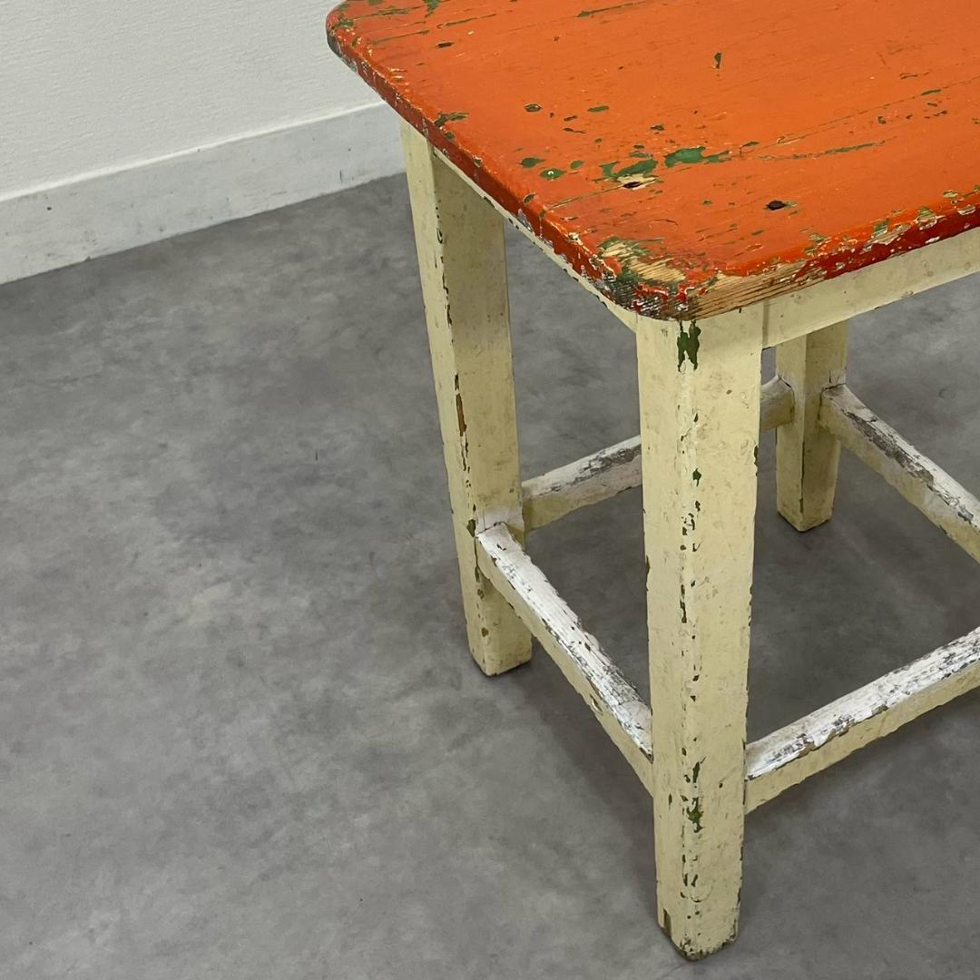 ヴィンテージ シャビー スツール サイドテーブル 飾り台 ビンテージ レトロ