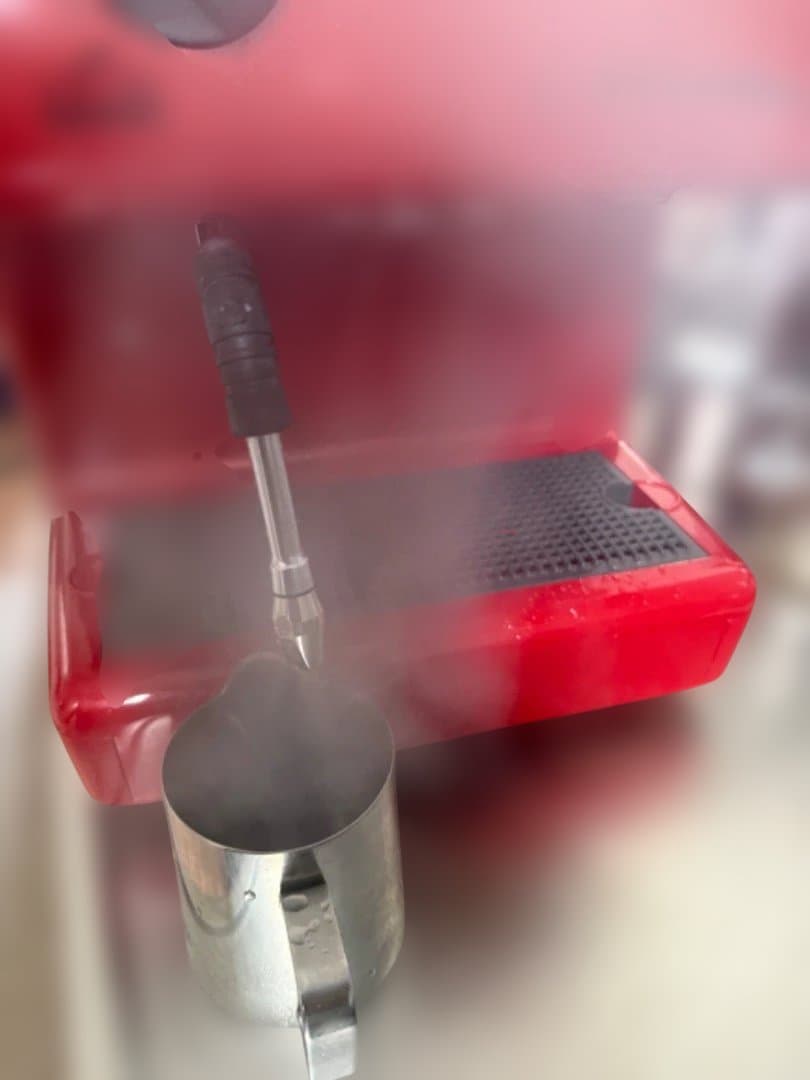 【美品】シモネリ オスカー1 レッド｜本格エスプレッソマシン｜ノックボックス付