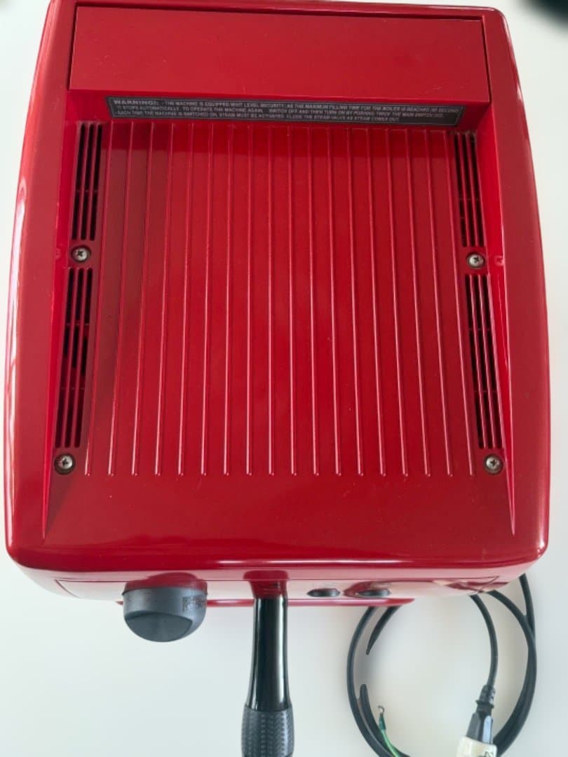 【美品】シモネリ オスカー1 レッド｜本格エスプレッソマシン｜ノックボックス付