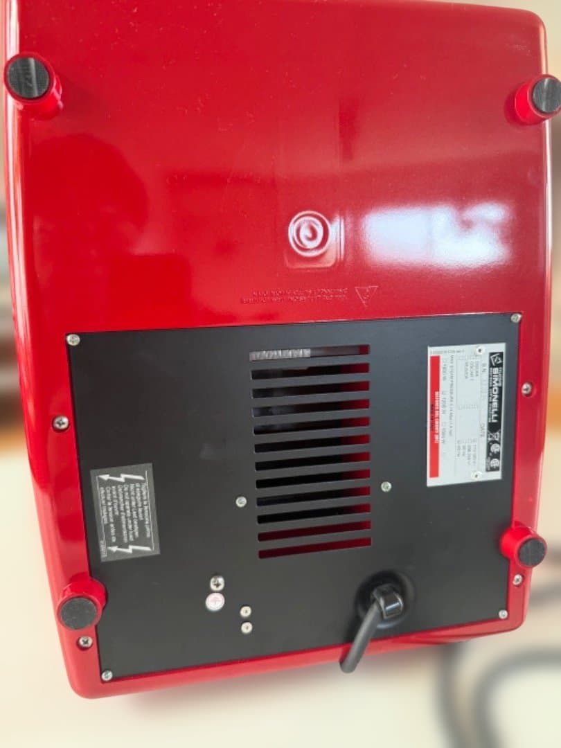 【美品】シモネリ オスカー1 レッド｜本格エスプレッソマシン｜ノックボックス付