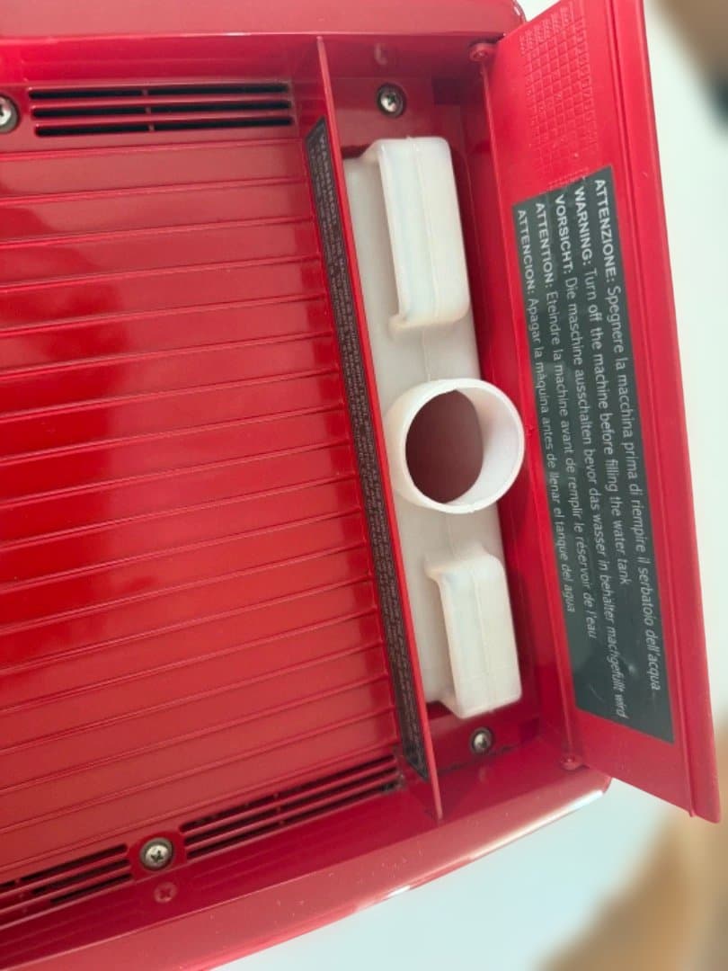 【美品】シモネリ オスカー1 レッド｜本格エスプレッソマシン｜ノックボックス付