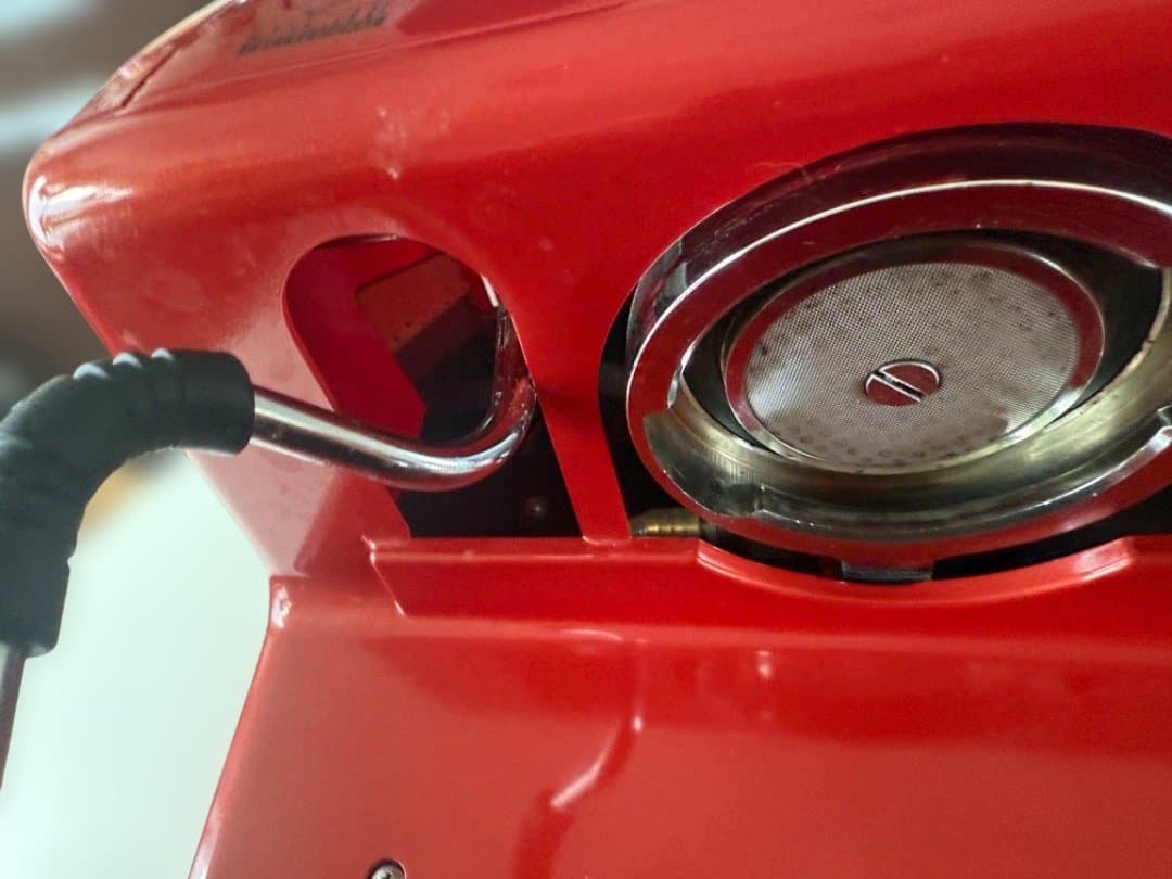 【美品】シモネリ オスカー1 レッド｜本格エスプレッソマシン｜ノックボックス付