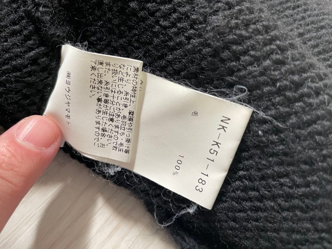 【値下中】B Yohji Yamamoto BLACK & BLACK ニット