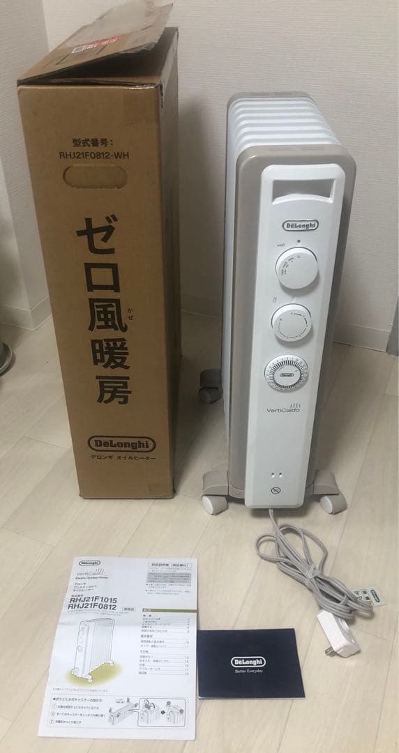 DeLonghi VertiCaldo オイルヒーター　RHJ21F0812