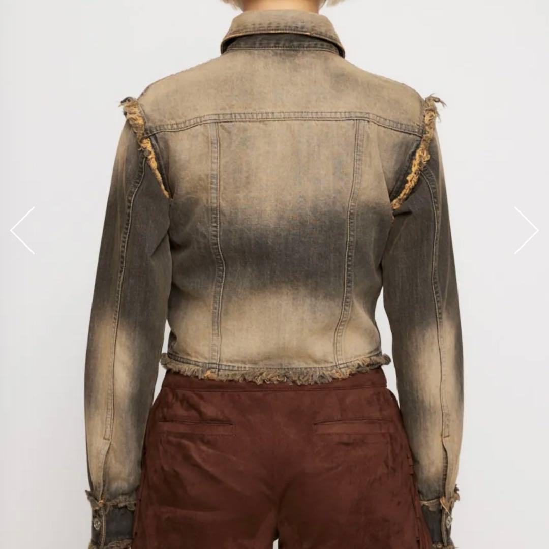 LAGUA GEM 再入荷待ちCUT OFF COMPACT デニムジャケット