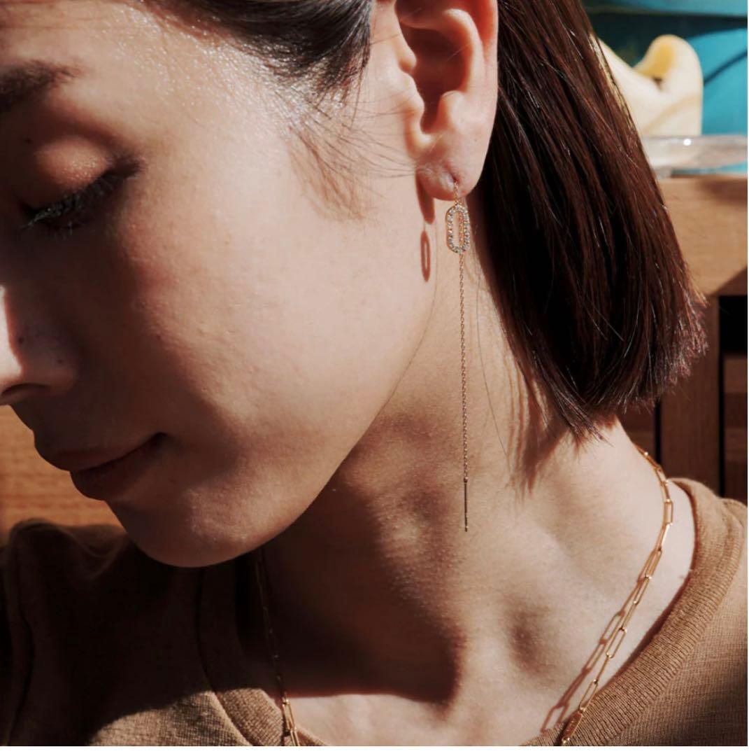 最終値下YONヨンジュエリー美品zeroピアス　イエローゴールド山城葉子柴田陽子