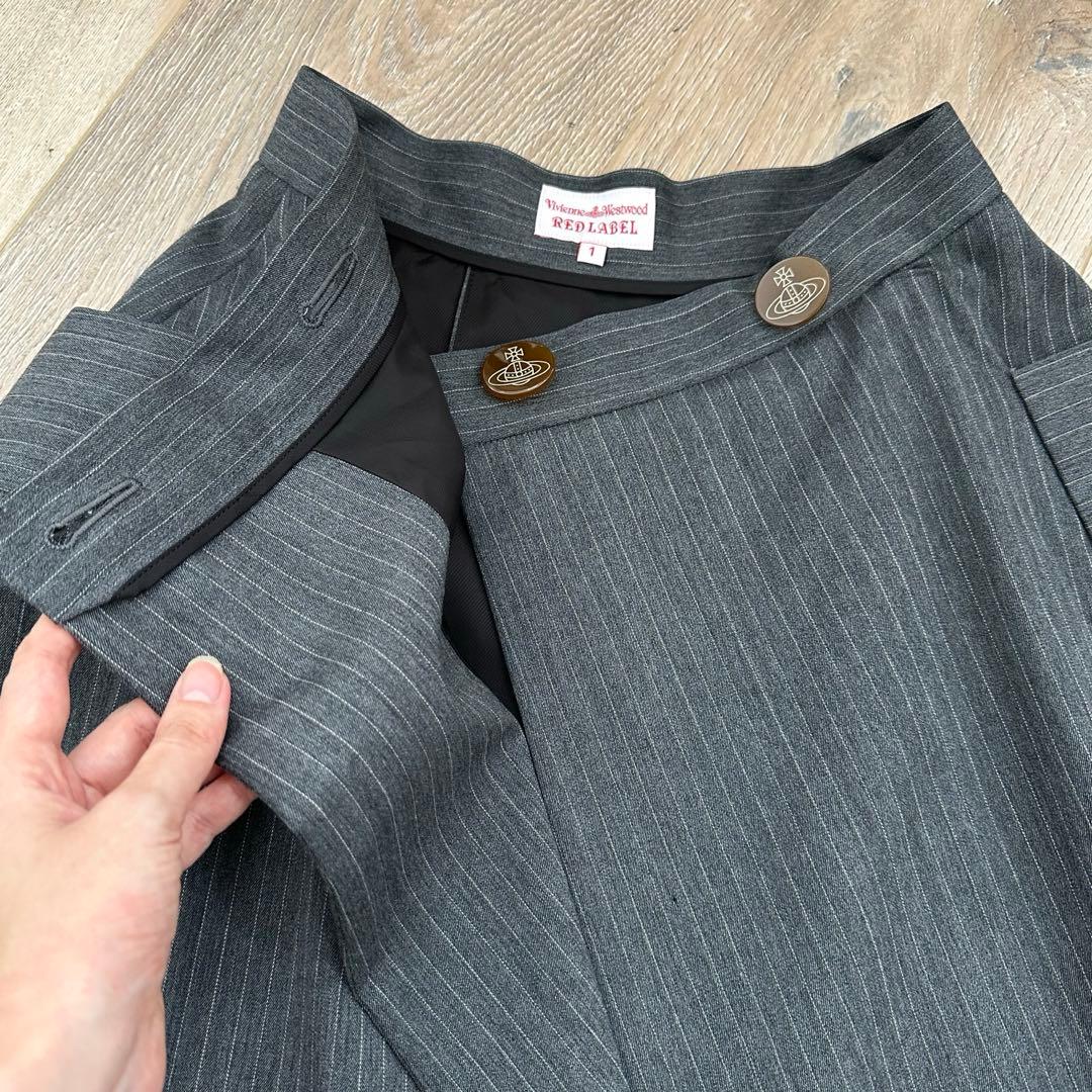 vivienne westwood RED LABEL ラップスカートストライプ