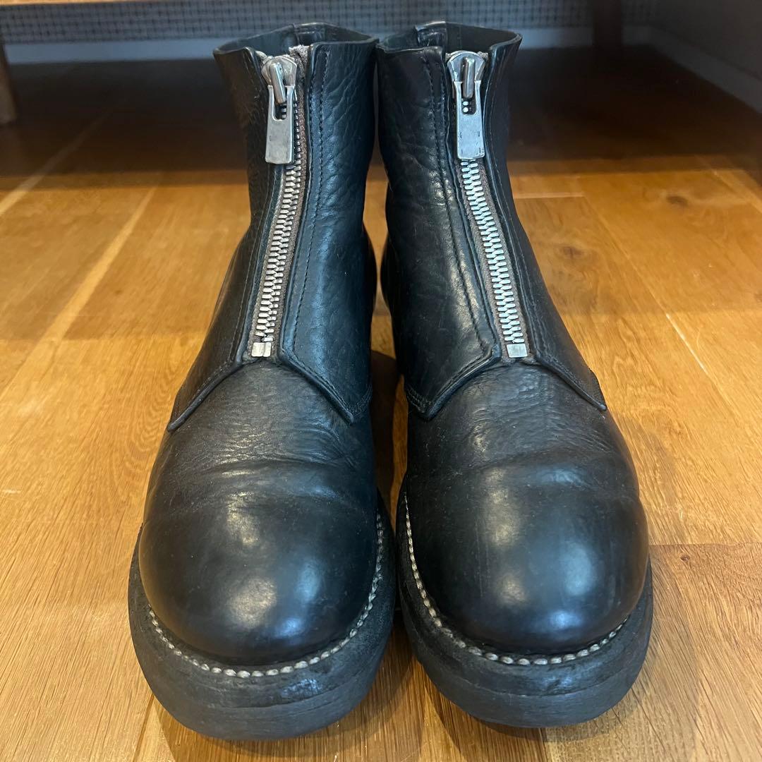 s*i様 GUIDI フロントジップブーツ センタージップ グイディ ブーツ