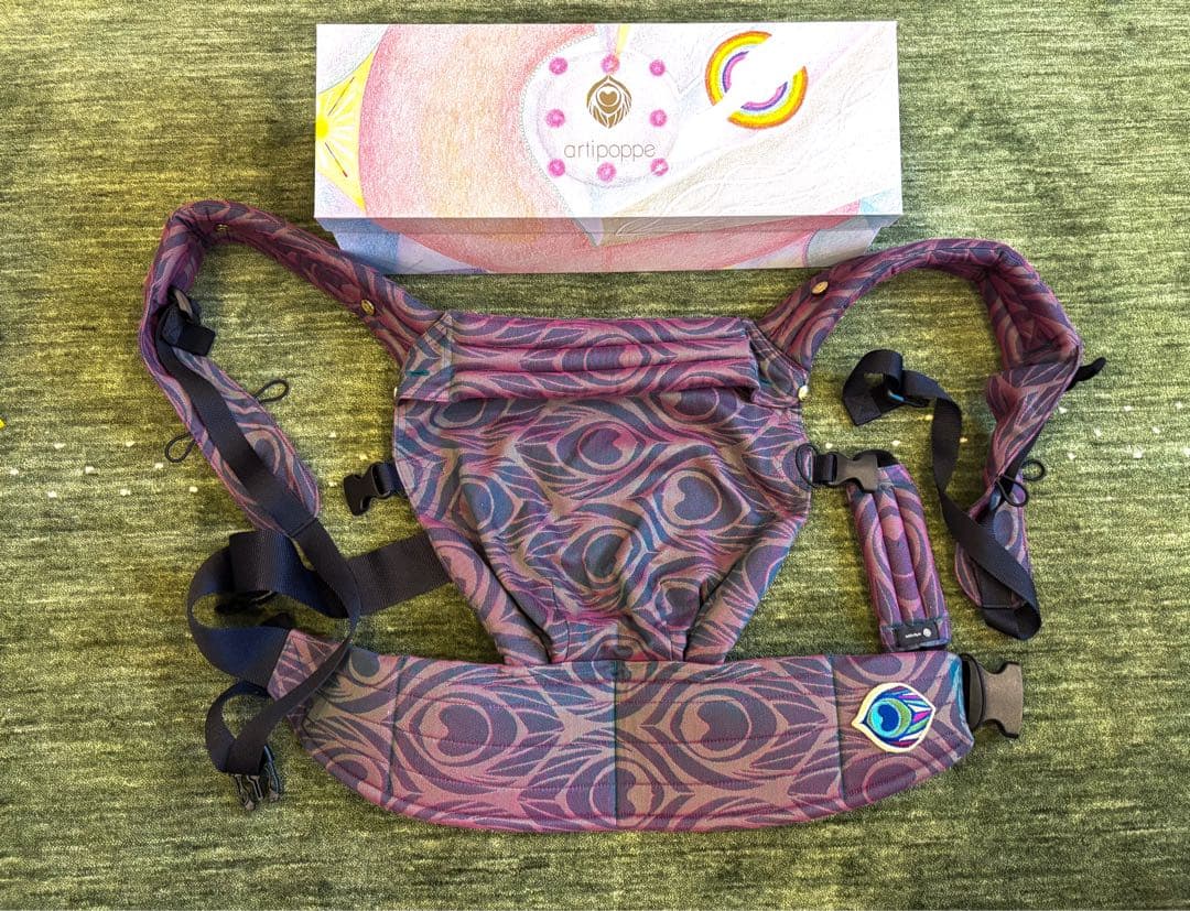 【Zen1982】artipoppe 幾何学模様 抱っこ紐