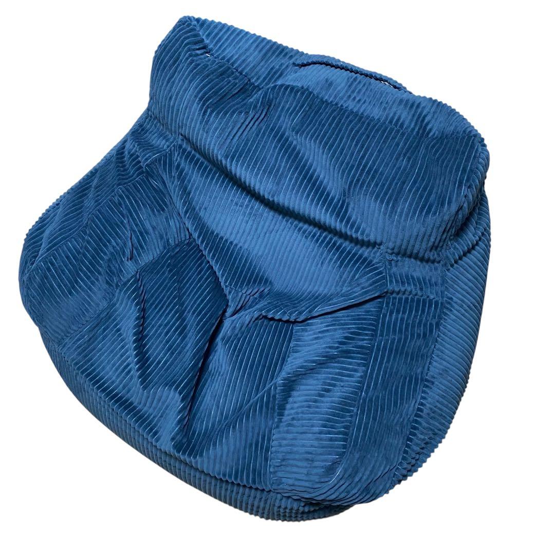 【美品】LOOSY HUGME 1人掛けビーズソファ ネイビー