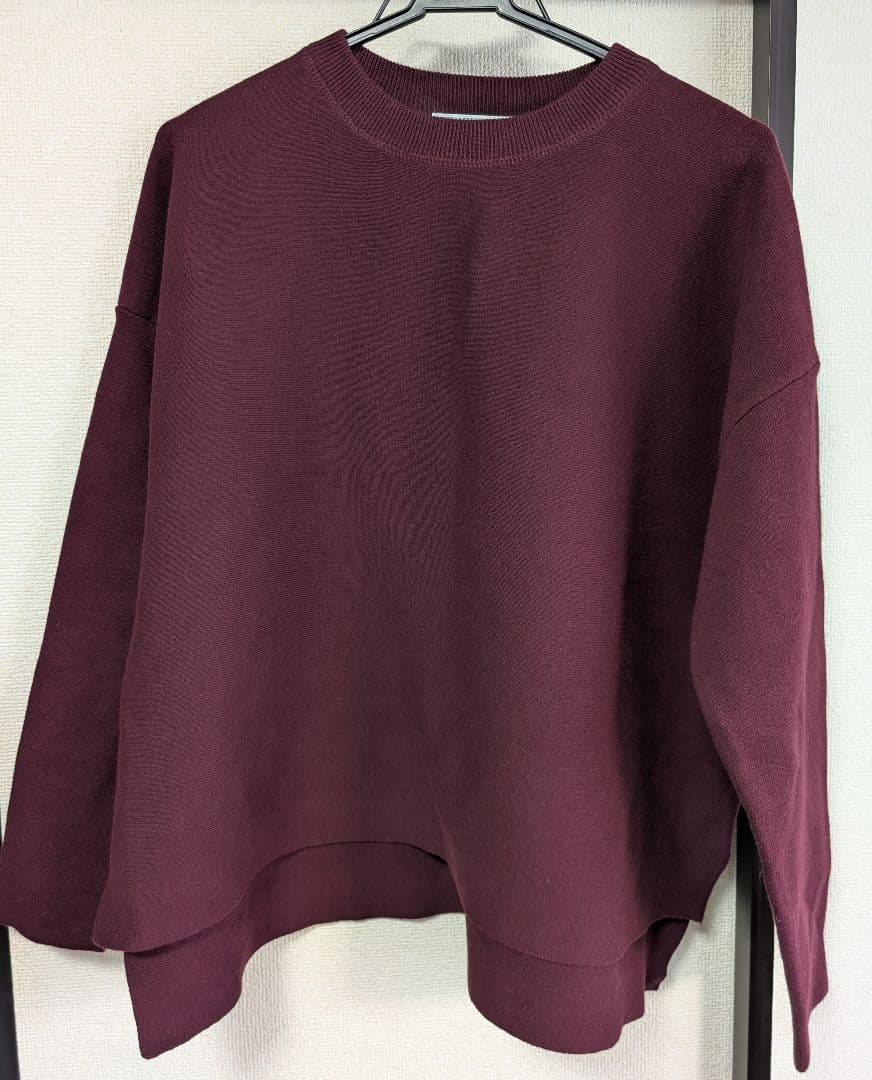 mecchi　新品未使用スローブイエナコットンダブルフェイスプルオーバー