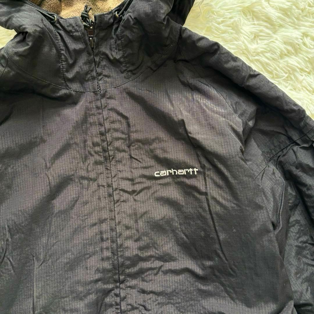 【Carhartt】 マウンテンパーカー 迷彩　ナイロンジャケット　フリース