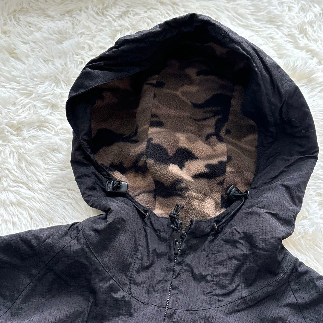 【Carhartt】 マウンテンパーカー 迷彩　ナイロンジャケット　フリース