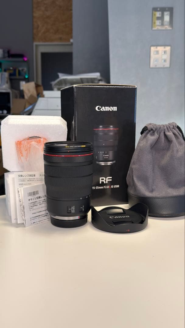【極少使用品】Canon RF 15-35mm F2.8 L IS USM