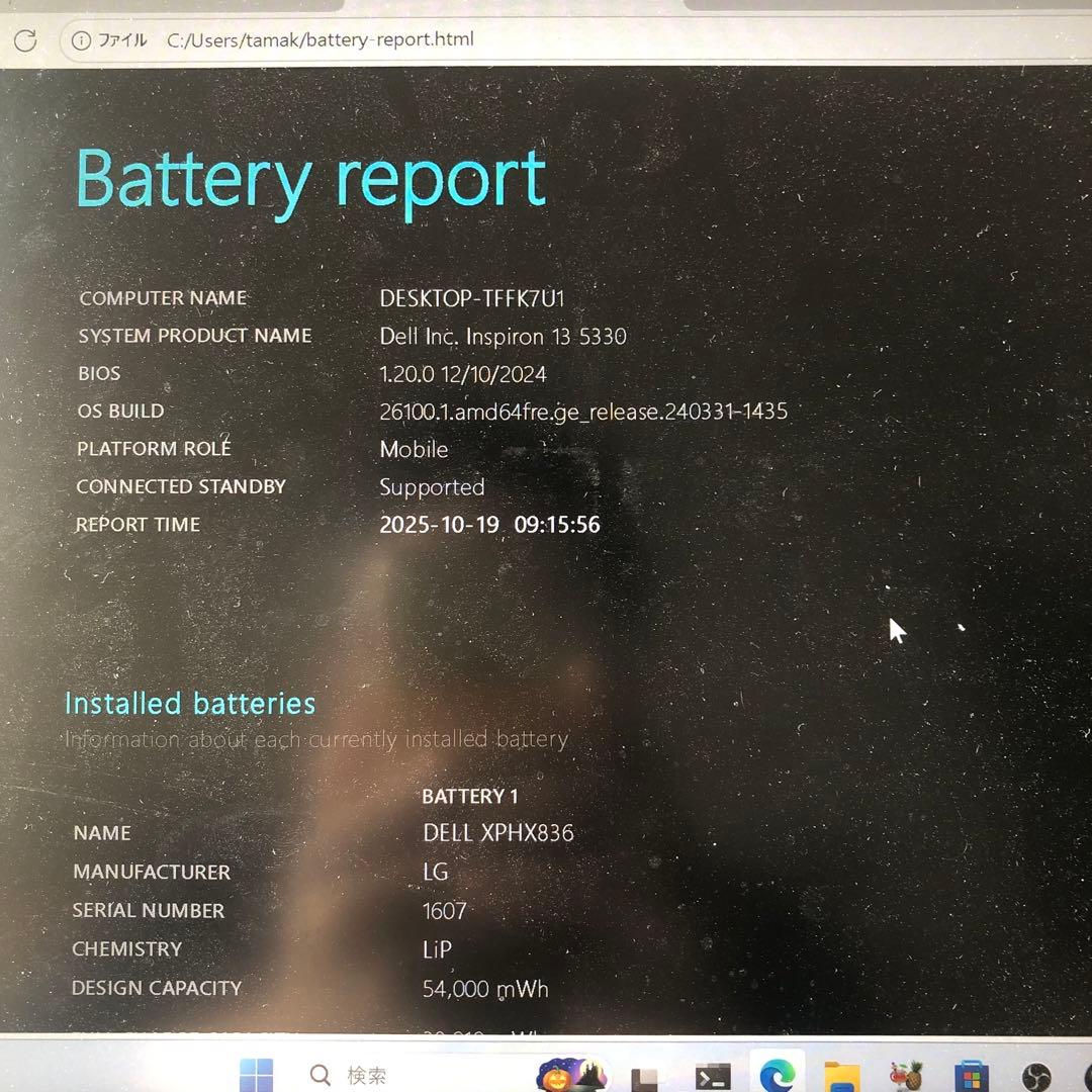 Windowsノート本体 DELL Inspiron 13 5330 Core i5-1340P 16GB