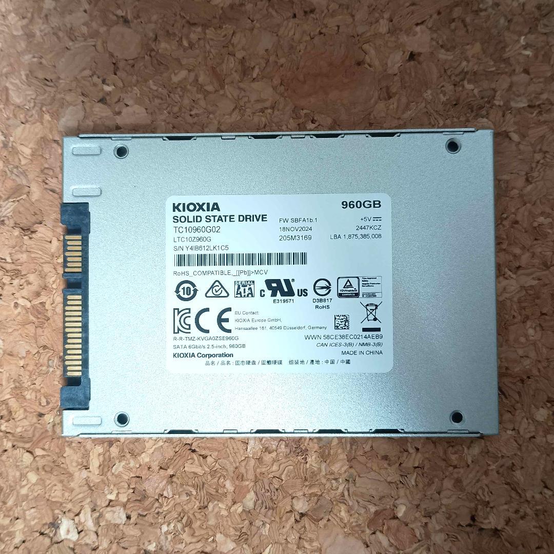 内蔵型SSD SSD 960GB KIOXIA EXCERIA