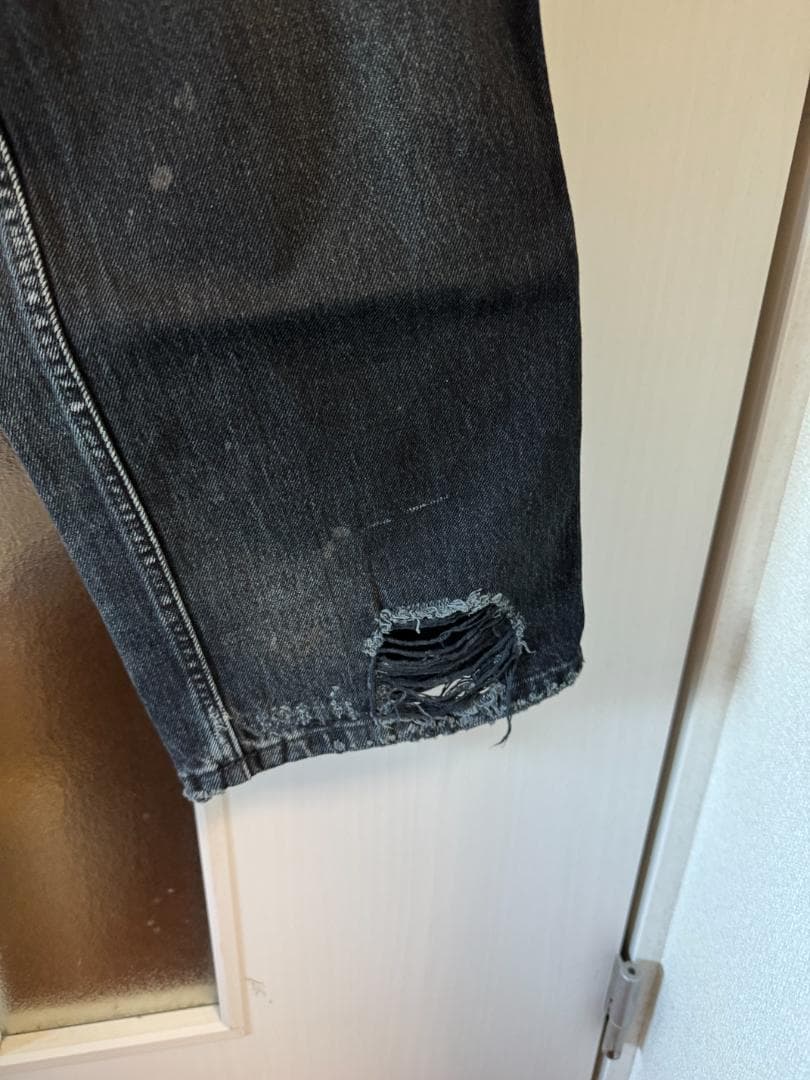 パンツ Balenciaga Destroyed Knee Baggy Jeans S