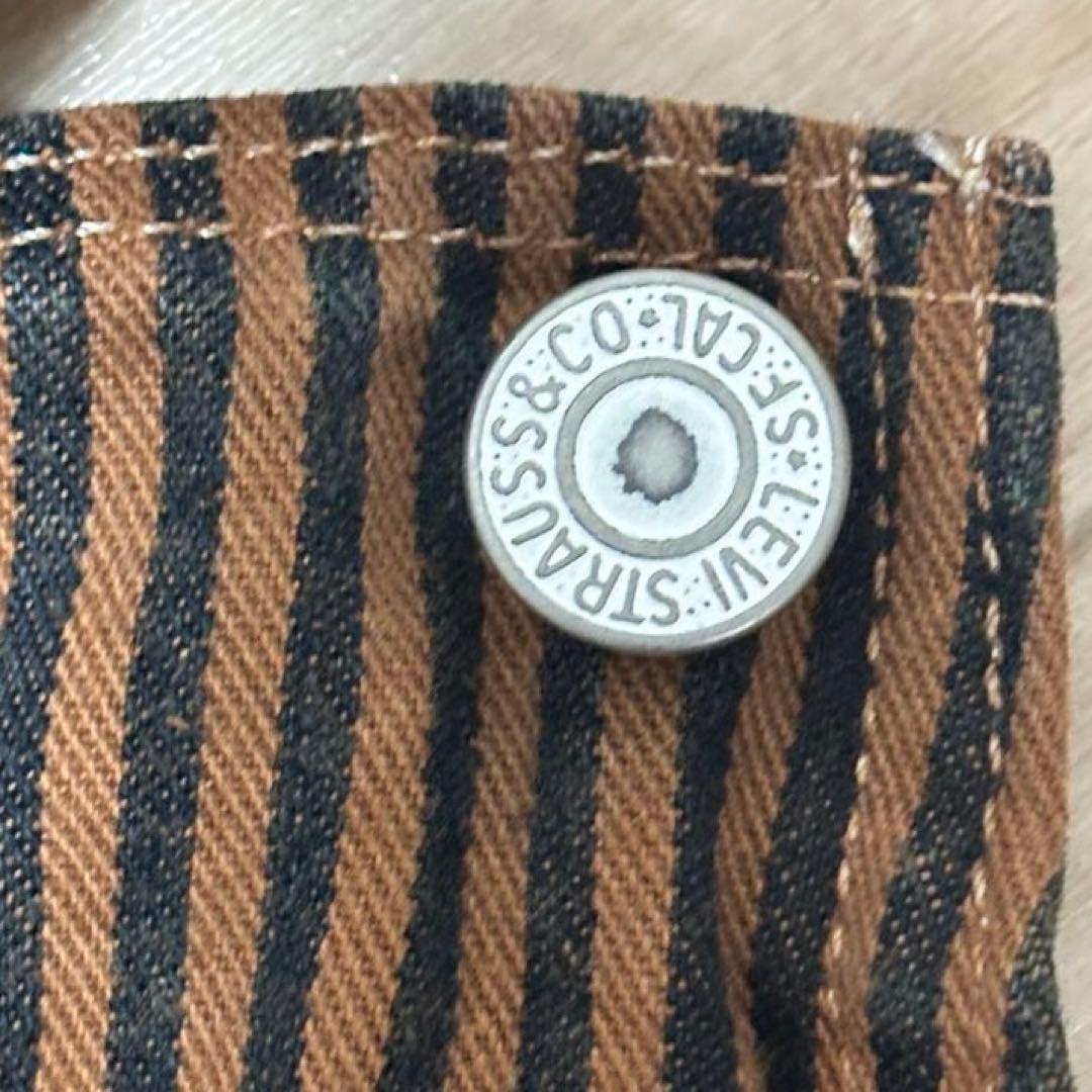 Levi's Red ヒッコリーカバーオール オーバーオール セットアップ 茶色