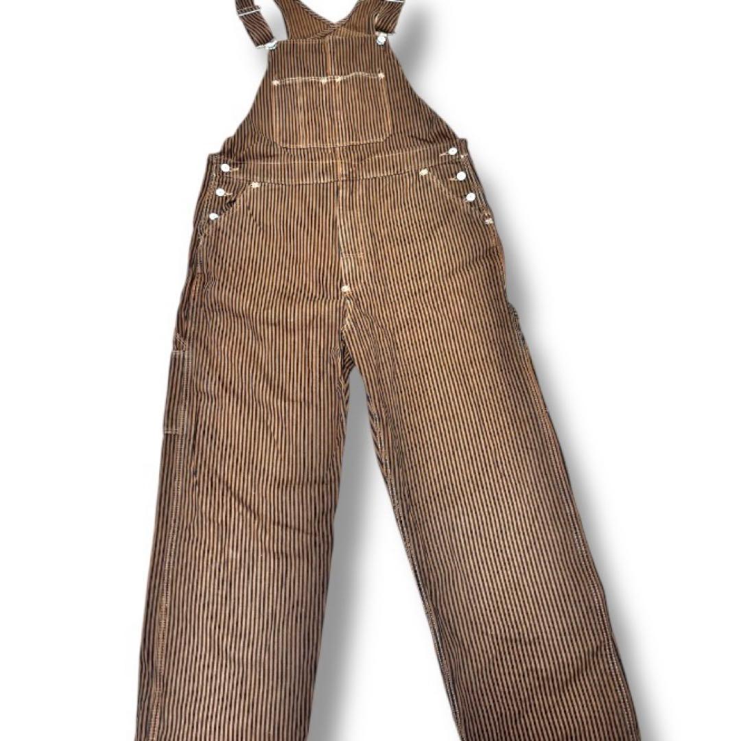 Levi's Red ヒッコリーカバーオール オーバーオール セットアップ 茶色