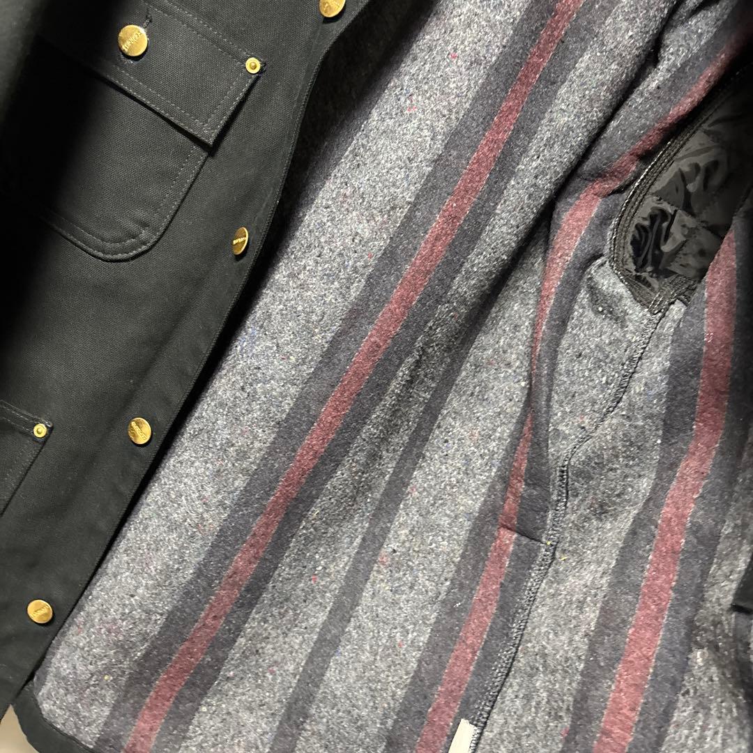 こ*ん様 Carhartt ミシガンチョアコート ブラックL 極美品 メキシコ製