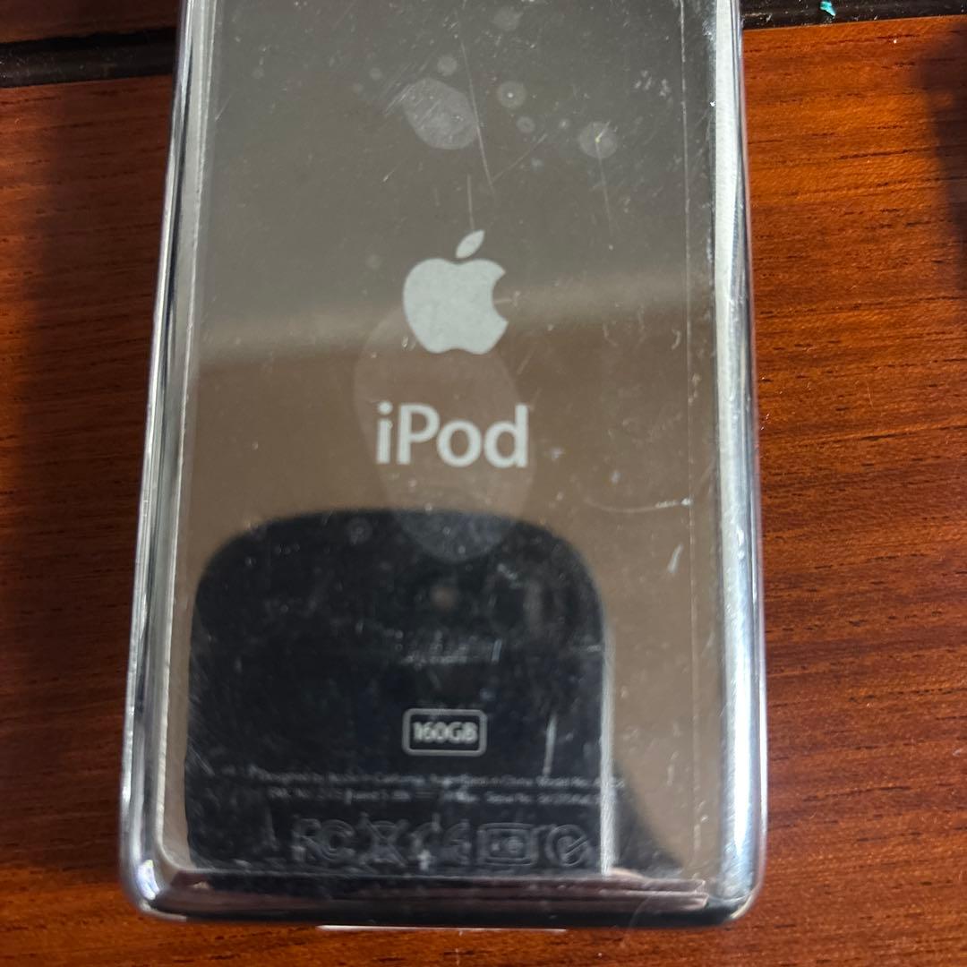 iPod Classic シルバー バッテリー付き　部品取り ジャンク