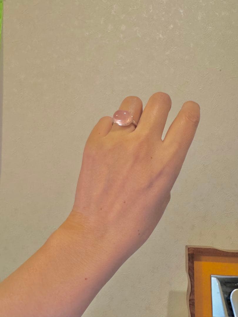 モルガナイト　silverリング