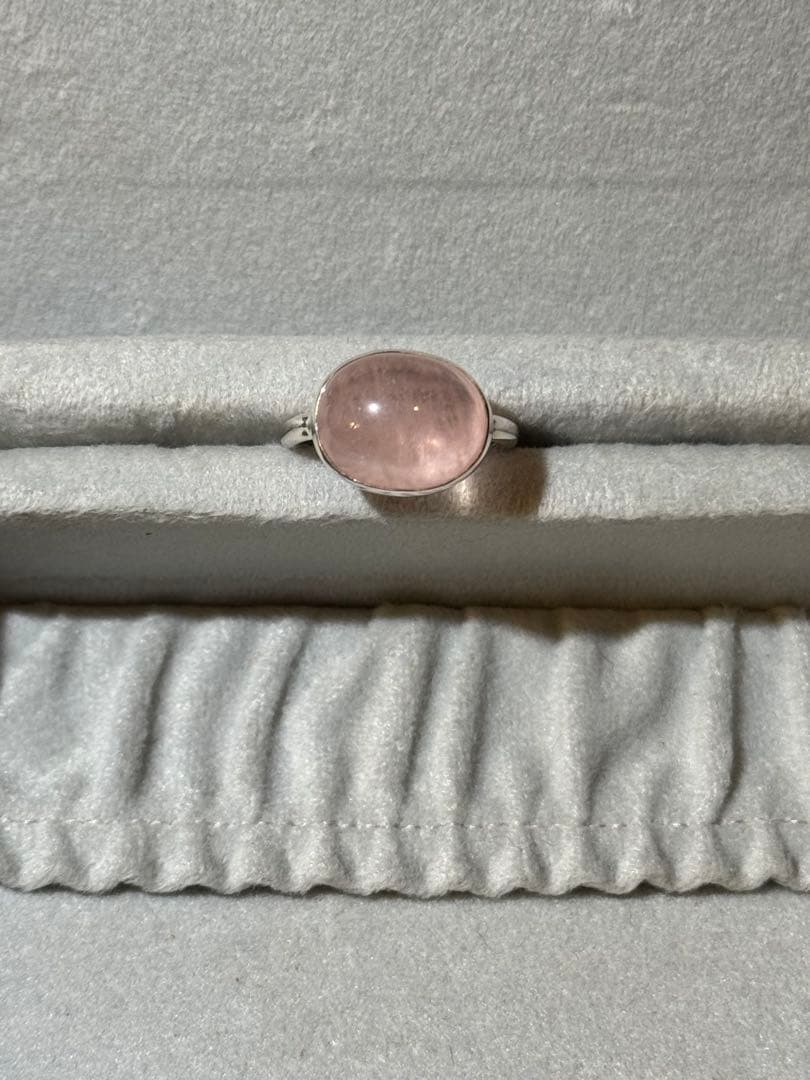 モルガナイト　silverリング