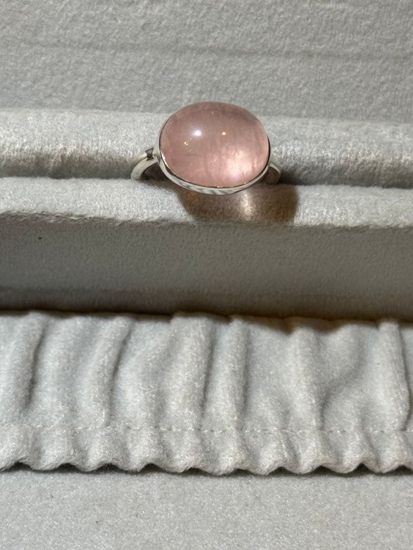 モルガナイト　silverリング