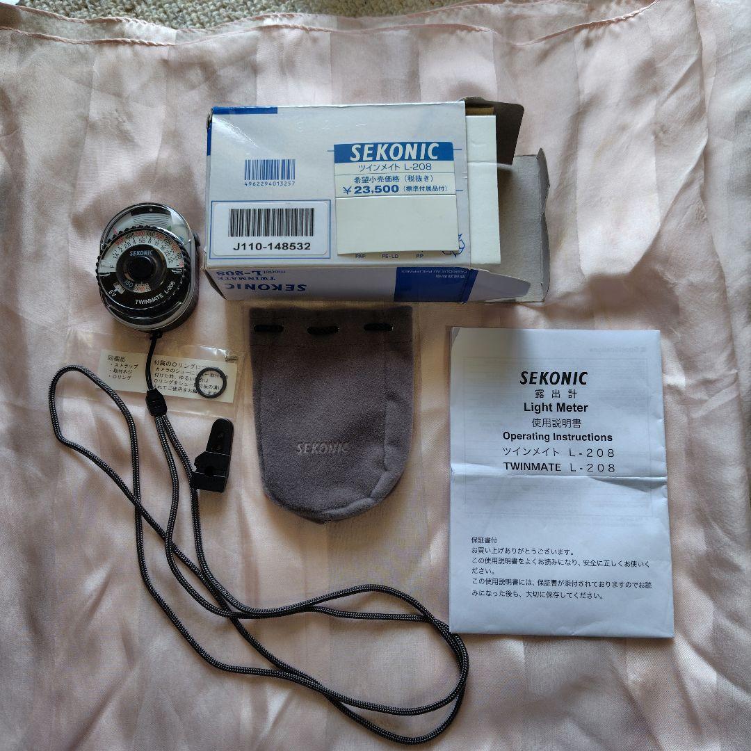 早い者勝　SEKONIC TWINMATE L-208 露出計　新同　完全稼働