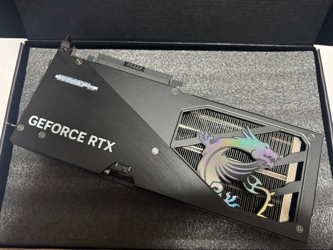 【極美品】MSI RTX5060Ti 16GB nVIDIA 数時間のみ使用