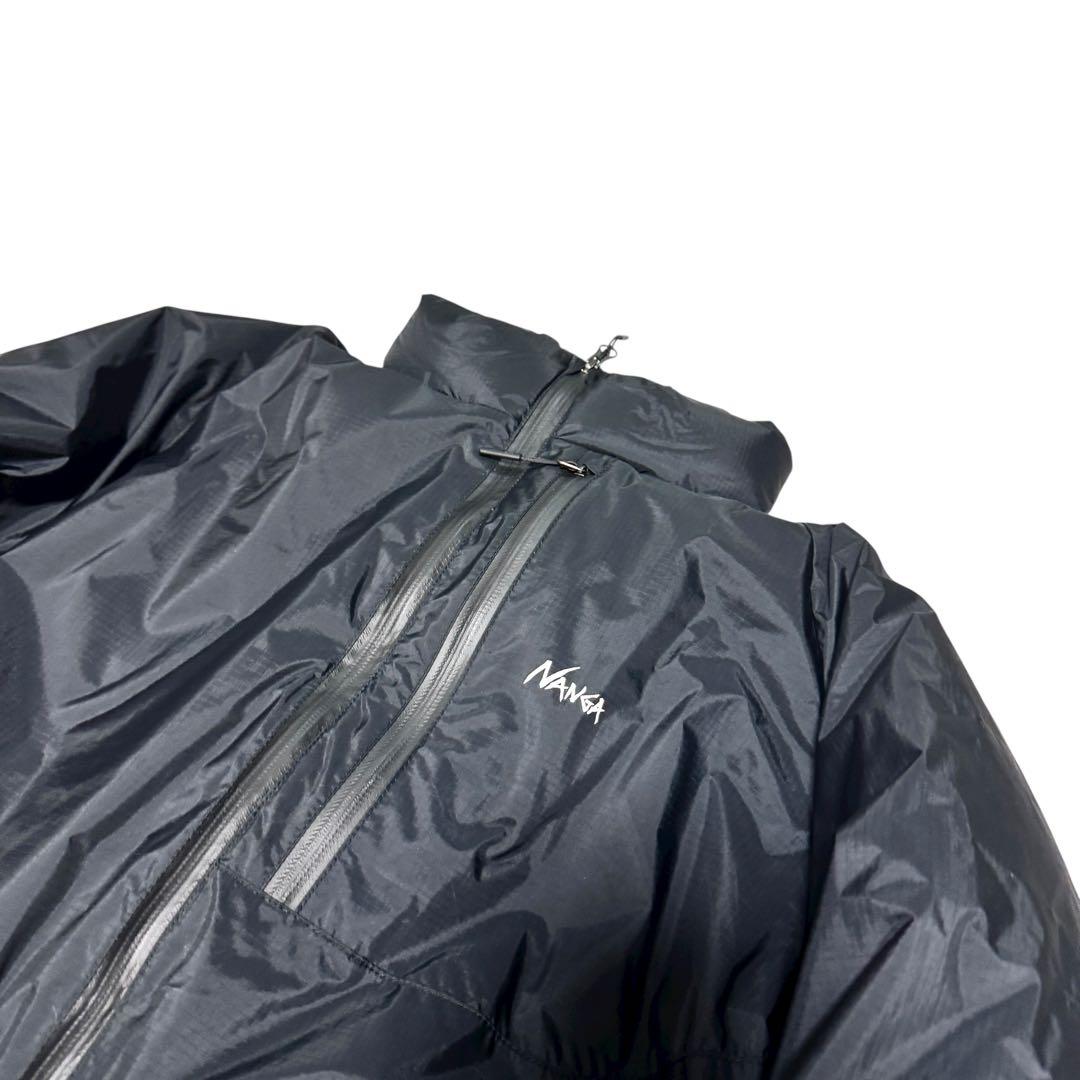 美品　NANGA オーロラテックス スタンドカラーダウンジャケット ブラック　L