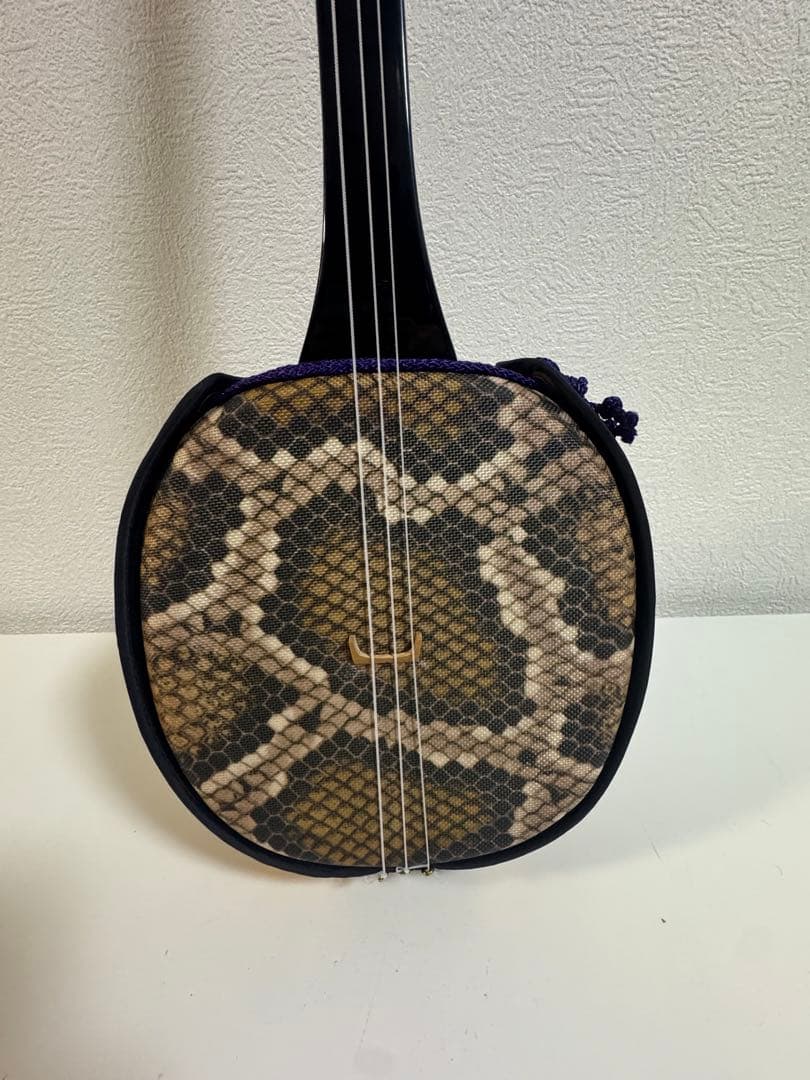 三線本体 蛇皮仕ケース付き