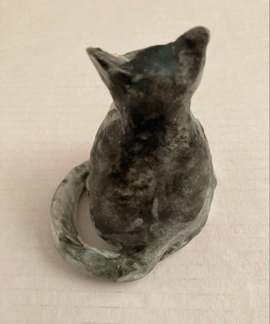 小菅幸子　人形　猫