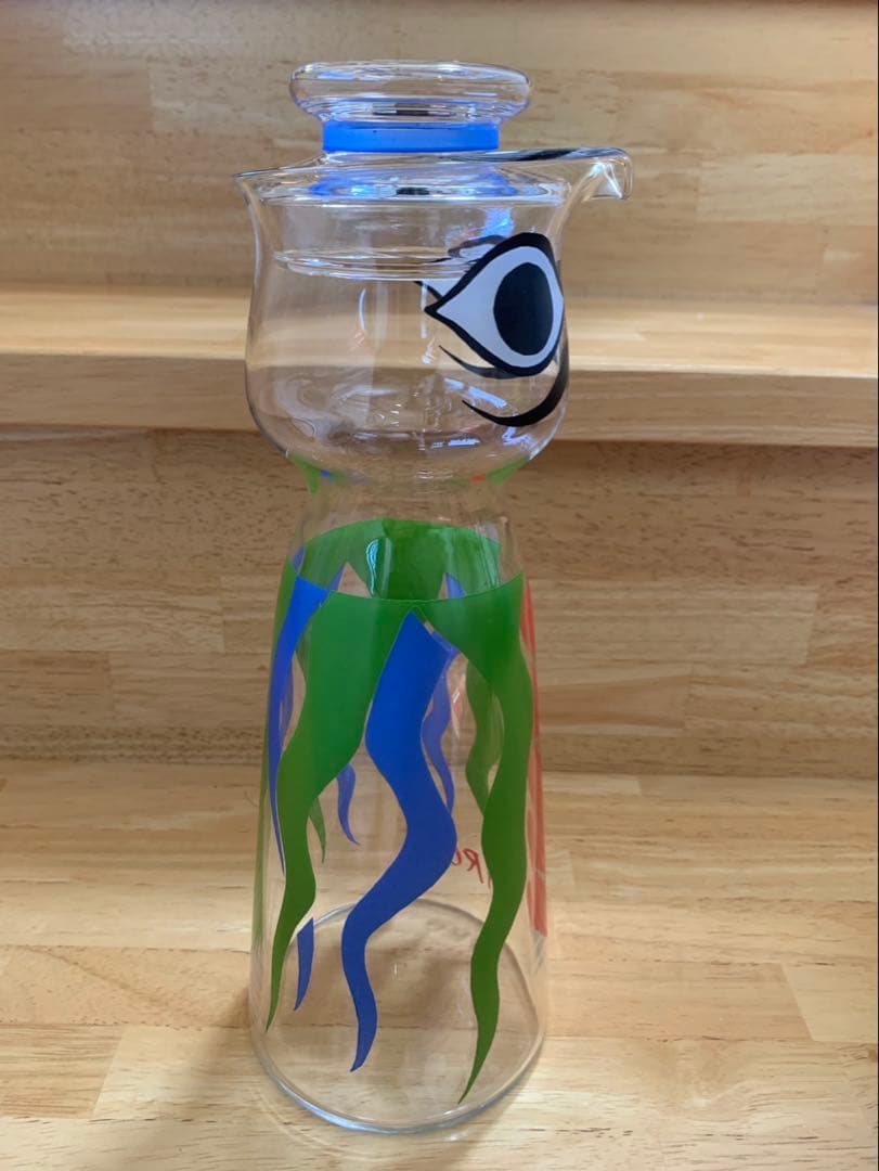 岡本太郎　水差し男爵　アイスペール　ガラス　皿