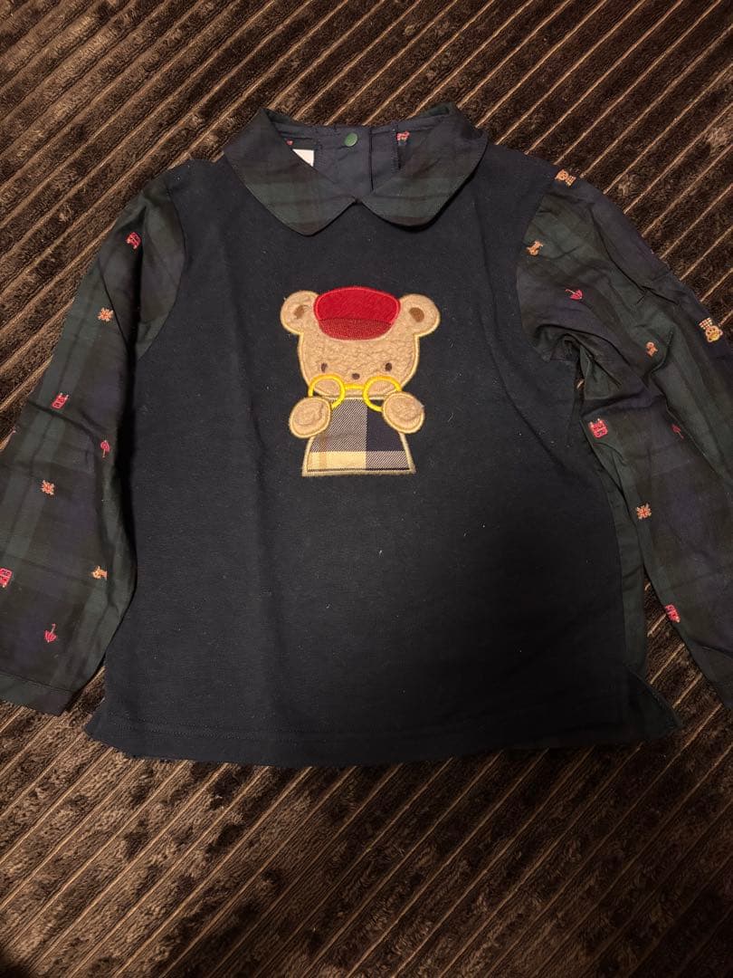 ファミリア familiar 100 シャツ ブラックウォッチ