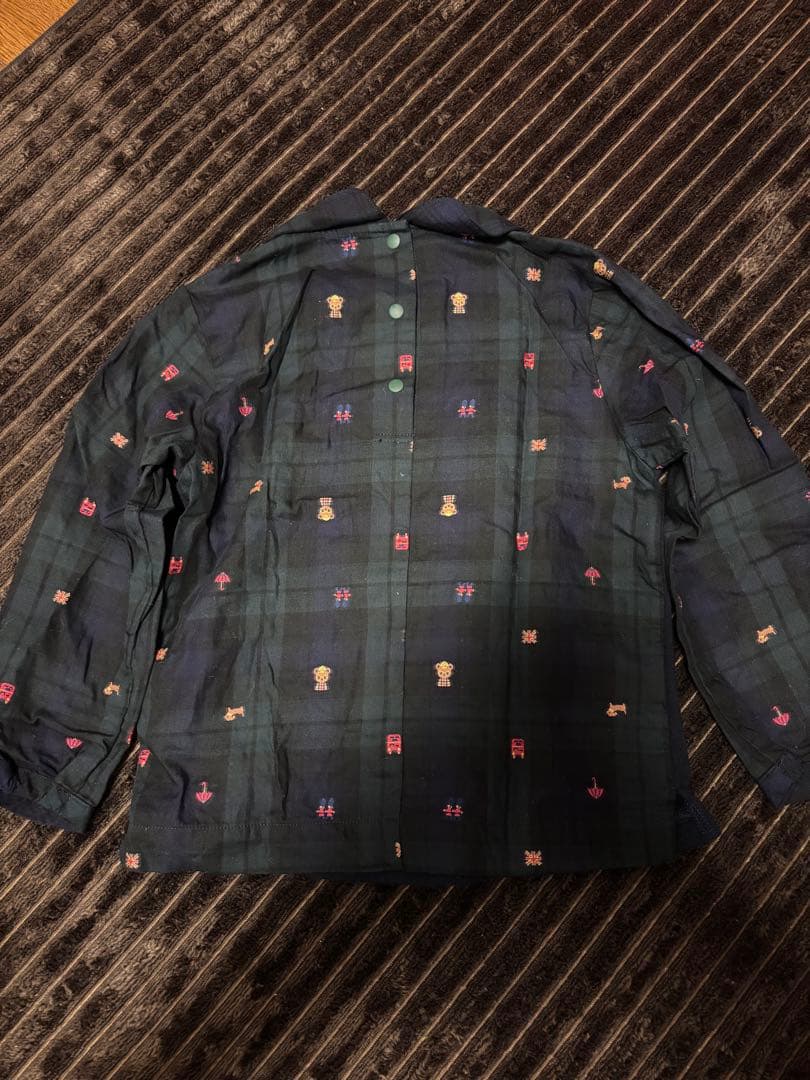 ファミリア familiar 100 シャツ ブラックウォッチ