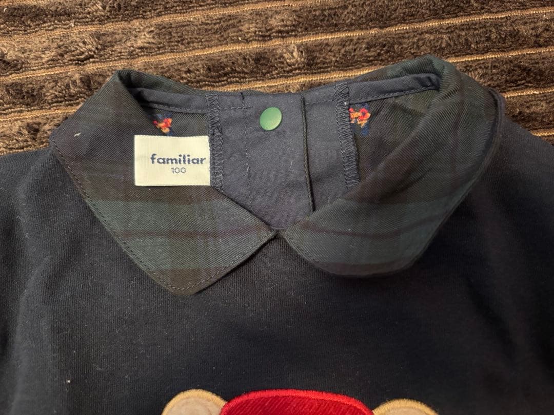 ファミリア familiar 100 シャツ ブラックウォッチ