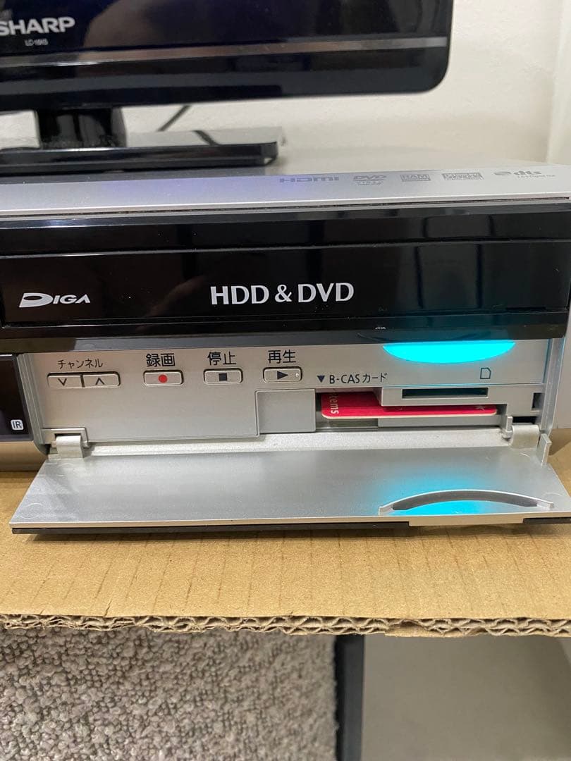 動作品Panasonic VHS一体型DVDレコーダー DMR-XP21V