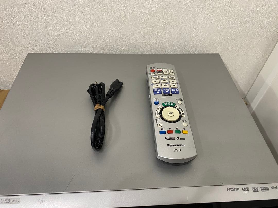 動作品Panasonic VHS一体型DVDレコーダー DMR-XP21V