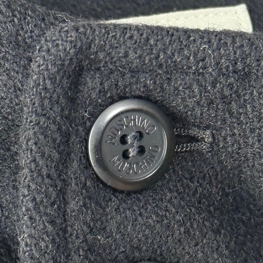 良品✨MOSCHINO モスキーノ ウール フーデットコート ヴィンテージ