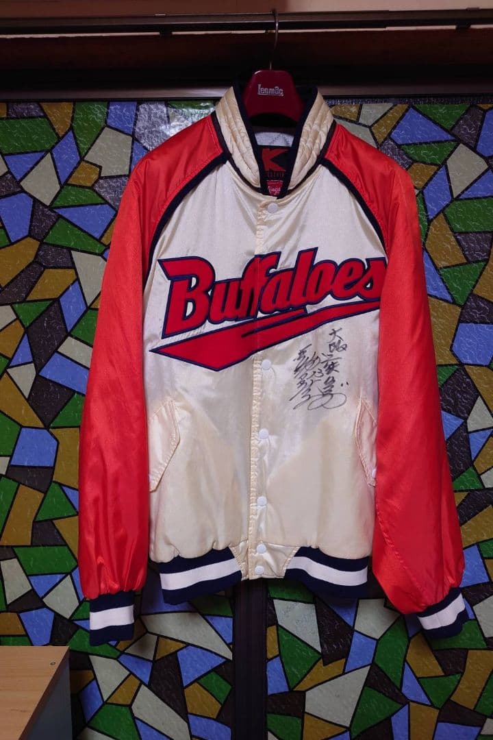 S*】様 大阪近鉄バファローズ　グランドコート　ジャンパー　サイン入り