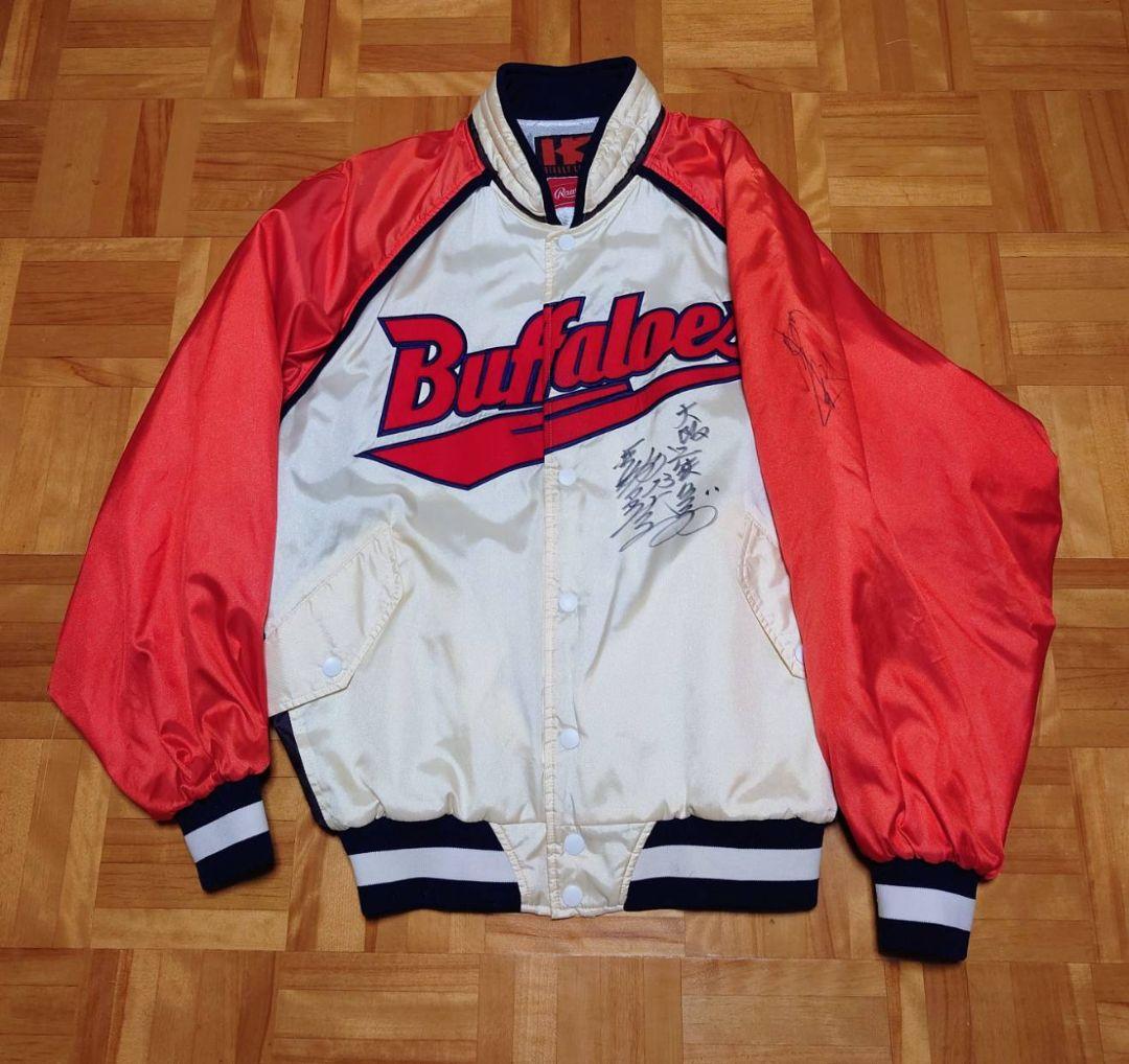 S*】様 大阪近鉄バファローズ　グランドコート　ジャンパー　サイン入り