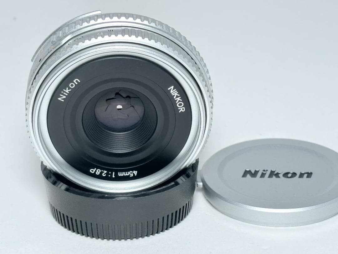 新品級 ニコン Ai-S NIKKOR 45mm F2.8 P シルバー