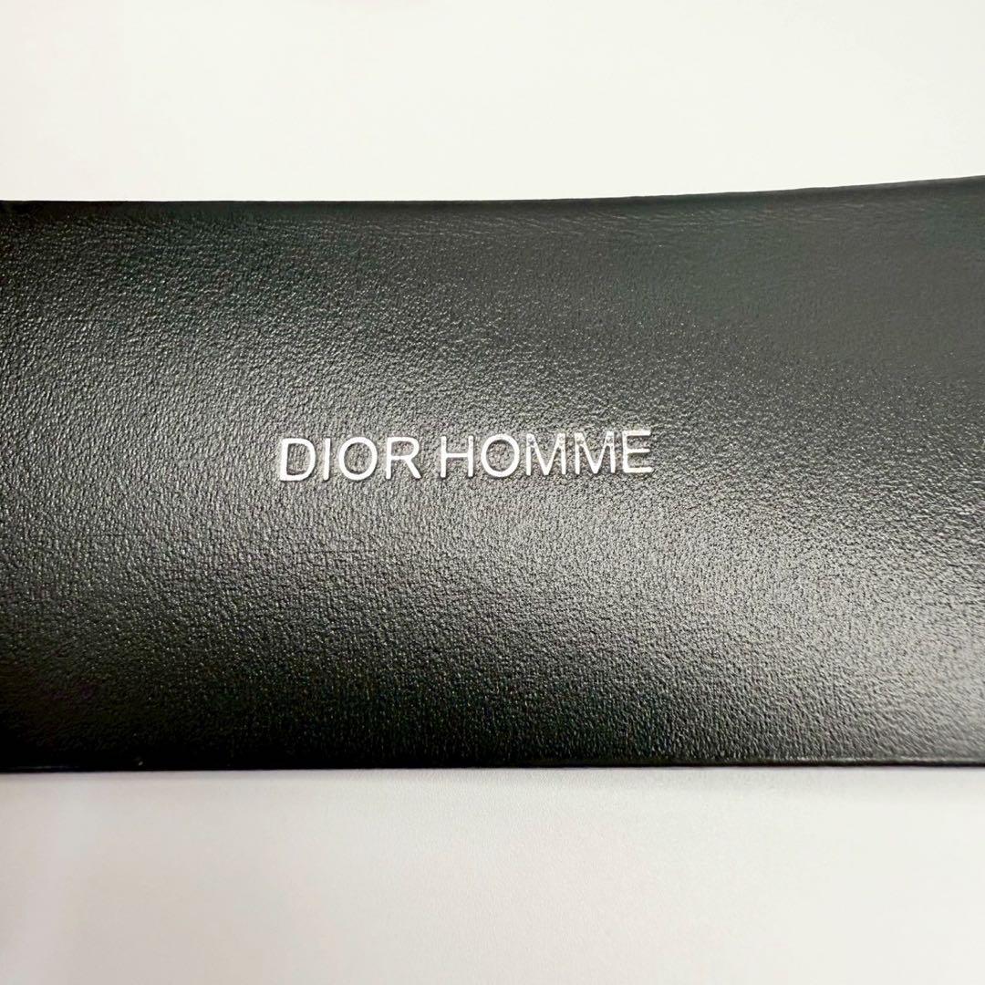 【美品】Dior Homme ブラックレザーベルト