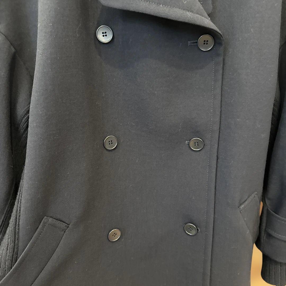 レリアン　ホワイトレーベル11号　近年タグ　濃紺　ウールのピーコート　冬