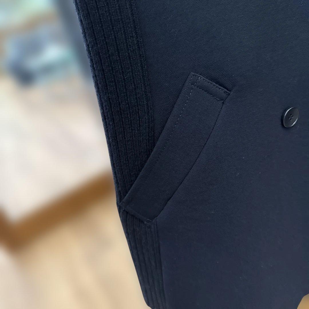 レリアン　ホワイトレーベル11号　近年タグ　濃紺　ウールのピーコート　冬