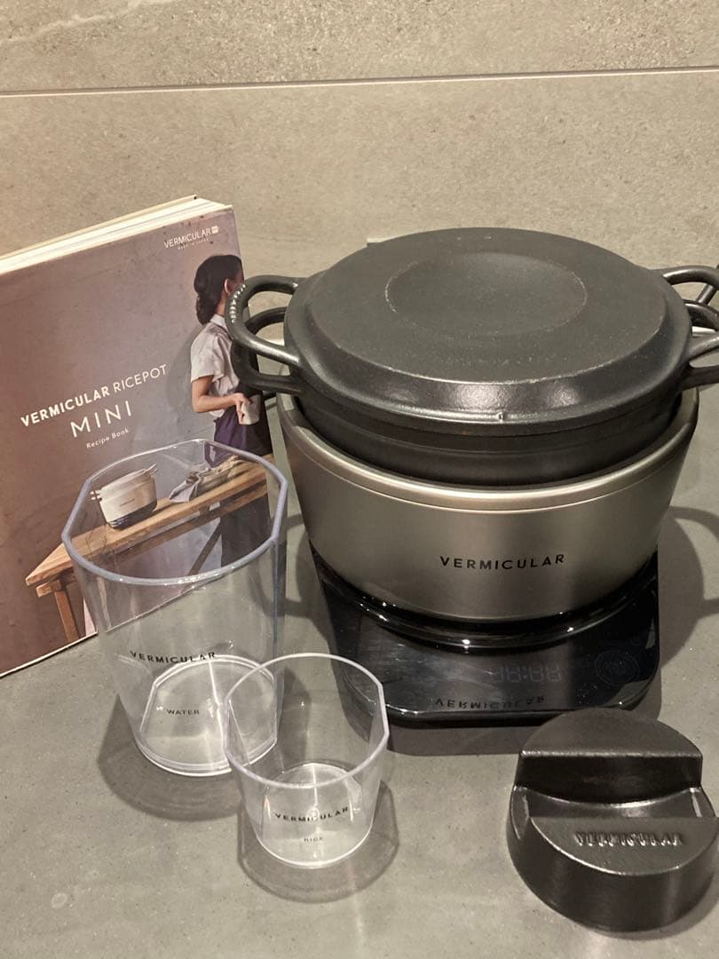 VERMICULAR ライスポットミニ　ソリッドシルバー PH19A 3合炊き