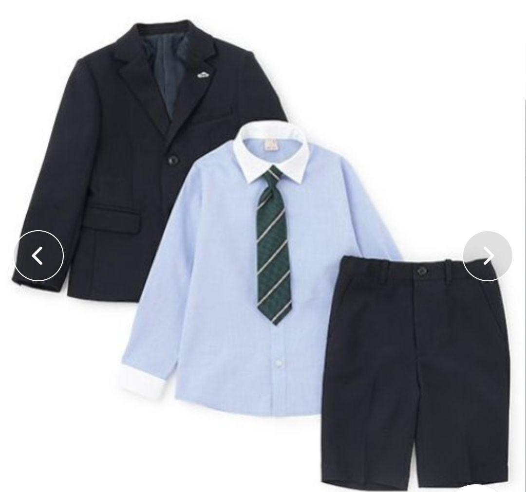 プティマイン　男の子　スーツ　130cm　ローファー付き