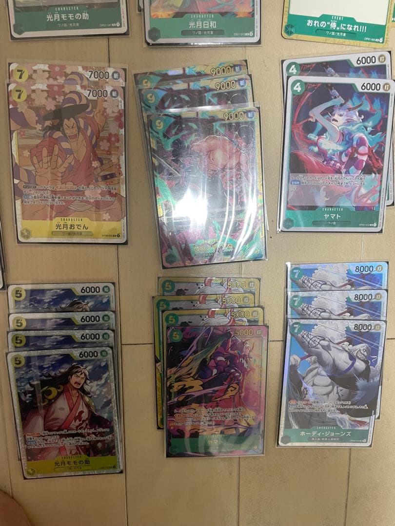 ワンピースカード。和の国デッキパーツ！！48枚まとめ売り！どんカード10枚